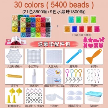Kids Baby Children Handmade Diy Toys Montessori Education Brain Creative Magic Aqua Beads Box Girls Boys Crystal 3 5 7 8 Years