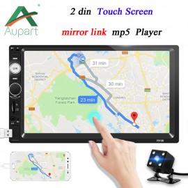 autoradio 2 din General Car Models 7 LCD Touch Screen Bluetooth car radio player car audio Rear View Camera mirror link 7010b