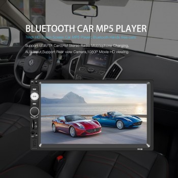 autoradio 2 din General Car Models 7 LCD Touch Screen Bluetooth car radio player car audio Rear View Camera mirror link 7010b