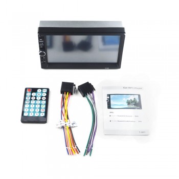 2 din autoradio 7 inch touch screen car radio bluetooth android mirror link rear view camera charger  2din car Multimedia player