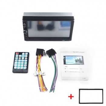 2 din autoradio 7 inch touch screen car radio bluetooth android mirror link rear view camera charger  2din car Multimedia player