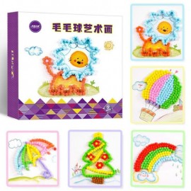 Cute Mini Fluffy Soft Pom Poms Pompoms Ball Handmade Kids Toys DIY Sewing Craft Supplies
