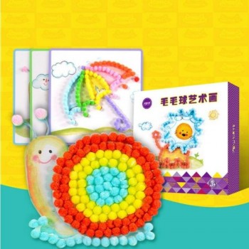Cute Mini Fluffy Soft Pom Poms Pompoms Ball Handmade Kids Toys DIY Sewing Craft Supplies