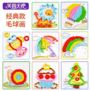 Cute Mini Fluffy Soft Pom Poms Pompoms Ball Handmade Kids Toys DIY Sewing Craft Supplies