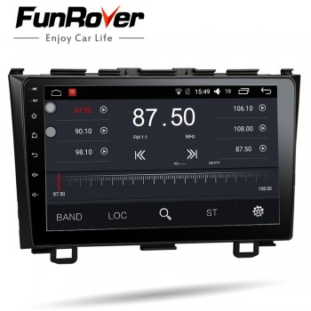 Funrover Car Radio Multimedia Player 2 din 9Android 8.0 Auto DVD Radio navigation for Honda CRV 2006-2011 stereo wifi navi gps