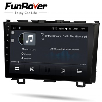 Funrover Car Radio Multimedia Player 2 din 9Android 8.0 Auto DVD Radio navigation for Honda CRV 2006-2011 stereo wifi navi gps