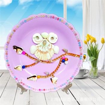 Toys for Children Crafts Kids DIY Shell Painting Conch Disc Education Toys Montessori Teaching Aids Educational Toys Opp Bag