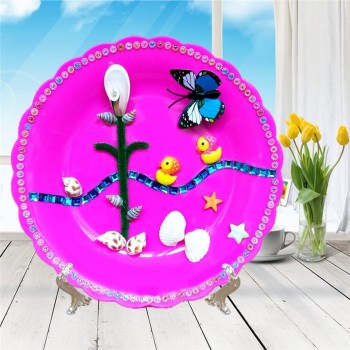 Toys for Children Crafts Kids DIY Shell Painting Conch Disc Education Toys Montessori Teaching Aids Educational Toys Opp Bag