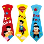 Fashion Craft DIY Ties Kindergarten Children Handmade Toy Father Festival Gift Hand Made DIY Material Package Childrens Toy