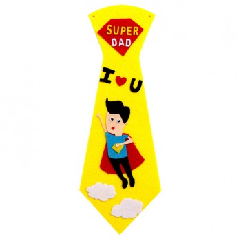 Fashion Craft DIY Ties Kindergarten Children Handmade Toy Father Festival Gift Hand Made DIY Material Package Childrens Toy