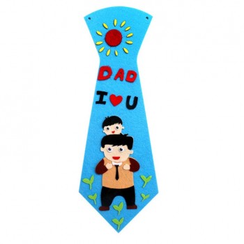 Fashion Craft DIY Ties Kindergarten Children Handmade Toy Father Festival Gift Hand Made DIY Material Package Childrens Toy
