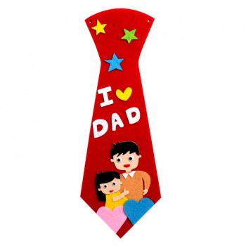 Fashion Craft DIY Ties Kindergarten Children Handmade Toy Father Festival Gift Hand Made DIY Material Package Childrens Toy