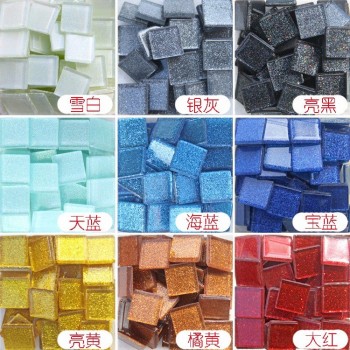 150PCS/600Gram/LotMix 2cm glitter mosaic beads Mosaic art Marble mosaic Craft material Handmade hobby Adult DIY Wholesale OEM
