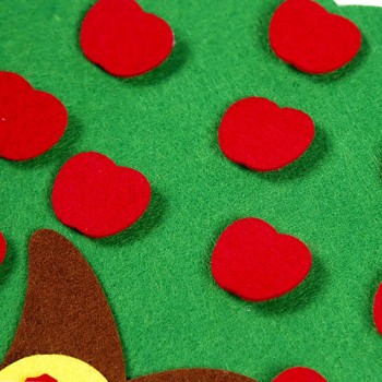 DIY Learn Digital Cognitive Matching Craft Toys For Children Teaching Kindergarten Felt Cloth Early Learning Education Toys