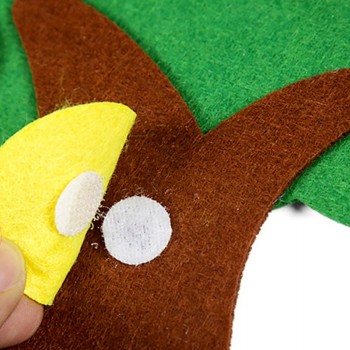 DIY Learn Digital Cognitive Matching Craft Toys For Children Teaching Kindergarten Felt Cloth Early Learning Education Toys