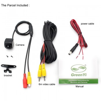 HD Real 170 Degree Angle Fisheye Lens Dynamic Trajectory Parking Line Car Rear View Reverse Backup Camera For Parking Monitor