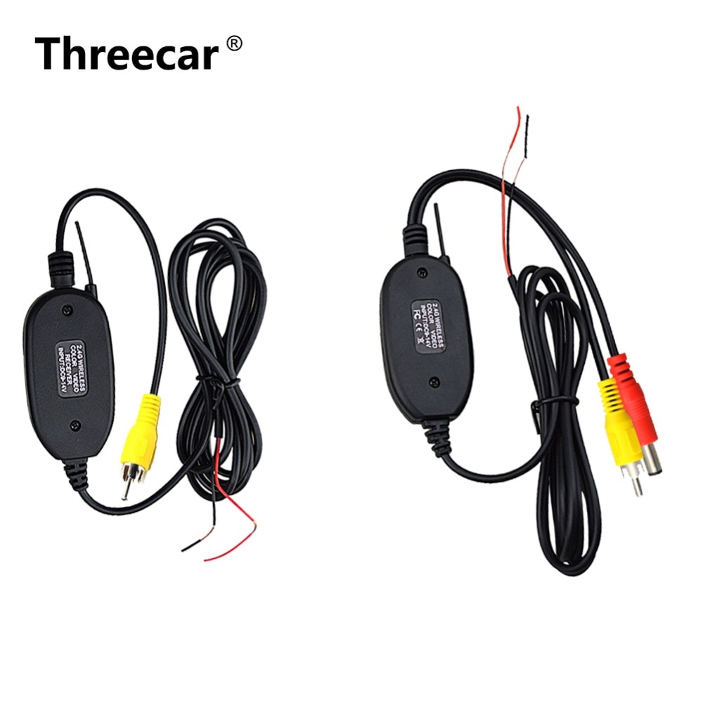 2.4 Ghz Wireless Rear View Camera RCA Video Transmitter amp; Receiver Kit for Car Rearview Monitor FM Transmitter amp; Receiver