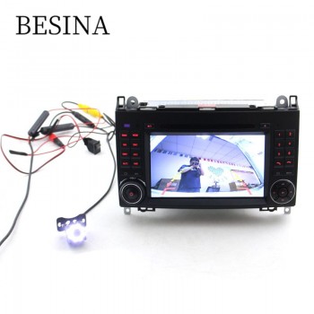 Besina 8 LEDs Night Vision Car Rear View Camera Universal Reverse Backup Parking Camera Waterproof 170 Wide Angle HD Color Image