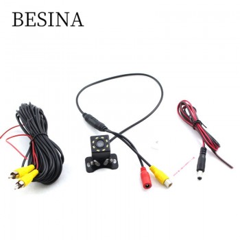 Besina 8 LEDs Night Vision Car Rear View Camera Universal Reverse Backup Parking Camera Waterproof 170 Wide Angle HD Color Image
