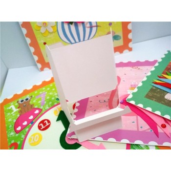 Happyxuan 6 Pictures/set Non-woven Felt Crafts Kids Sticker DIY Creative Girl Toy Children Handicraft Art Material Birthday Gift