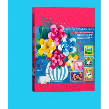 Happyxuan 6 Pictures/set Non-woven Felt Crafts Kids Sticker DIY Creative Girl Toy Children Handicraft Art Material Birthday Gift