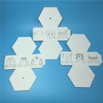 Kids Paper 3D Puzzle DIY Colour Rotation Change Clothes Paper Doll Kits Toys Creative Handcraft Creative Gifts FOR girls amp; boys