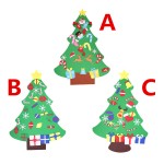 100CM DIY Christmas Deluxe Felt Tree Wall Hanging Toddler Child Preschool Craft Decorations Gift Toys