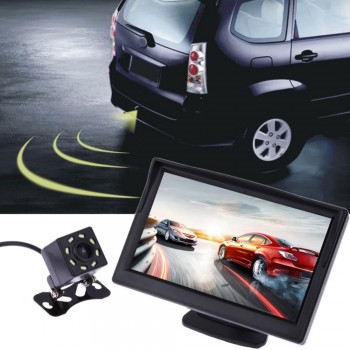 VODOOL TFT LCD Car Rear View Display Monitor Waterproof Night Vision Reversing Backup Rearview Camera Quality Car Monitors
