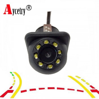 Aycetry! Dynamic Trajectory Universal 8 Lights CCD HD color Waterproof car Rear View Camera backup Night Vision Parking Camera