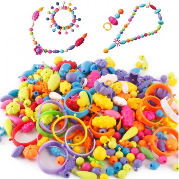 400 Pcs/Lot 500g Pop Beads Toys Creative Arts Crafts DIY Toy Kids Bracelet Necklace Jewelry Fashion Educational Toy For Children