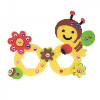 Creative DIY Glasses Baby Kids Children DIY Glasses Frame Educational Handmade Material Puzzles Crafts Toys for Infant Children
