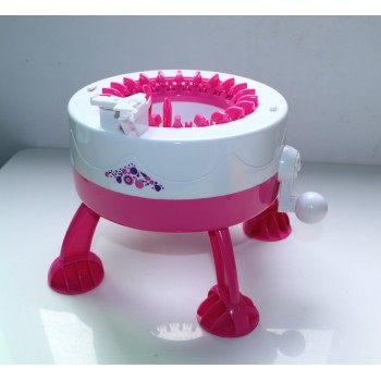 Weaving loom dreams Kids DIY knitting wool machine Penguin smart weaver with 2 woodlens educational learn toy kids girl gift