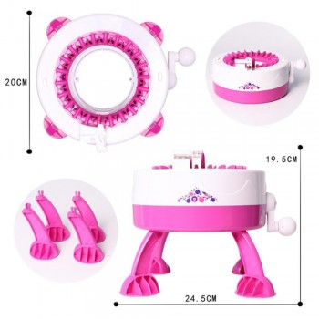 DIY Hand Scraf Hat Knitting Machine Plastic Needle Position Big Weaving Loom Knit Children Educational Learning Toy Dropshiping