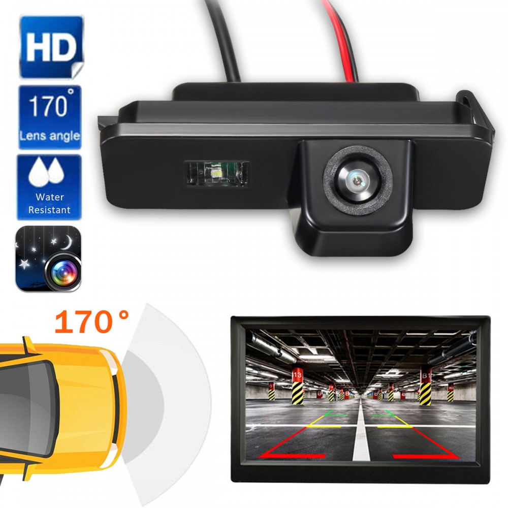 Car Rear View Reverse Camera For VW for Polo 2C Bora Golf MK4 MK5 MK6 Beetle Leon Backup Rearview Parking