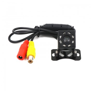 Olysine 8 LED IR Night Vision Back Camera Waterproof Backup Parking Camera  Universal Wide Angle Rearview Car Rear View Camera