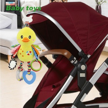 Baby Rattles Toys Stroller Hanging Soft Toy Cute Animal Doll Baby Crib Bed Hanging Bells Toys Elephant Rabbit Dog