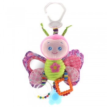Baby Rattles Toys Stroller Hanging Soft Toy Cute Animal Doll Baby Crib Bed Hanging Bells Toys Elephant Rabbit Dog