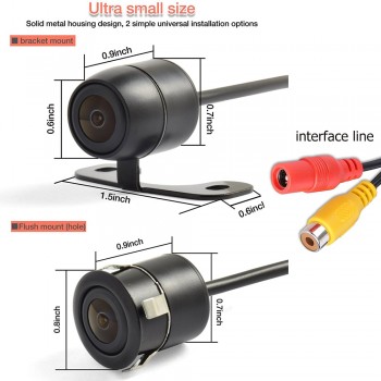 Universal vehicle camera car front and rear view camera 170 Wide Angle Auto CCD HD Backup Reverse Parking Camera Waterproof 12V