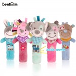 Bearoom Baby Rattle Mobiles Cute Baby Toys Cartoon Animal Hand Bell Rattle Soft Toddler Oyuncak Plush Bebe Toys 0-12 Months