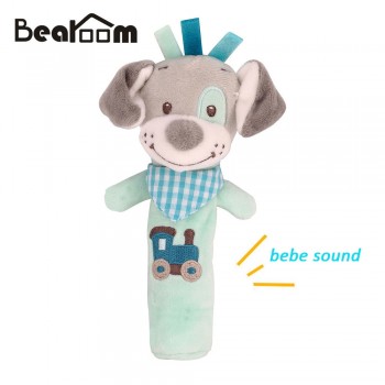 Bearoom Baby Rattle Mobiles Cute Baby Toys Cartoon Animal Hand Bell Rattle Soft Toddler Oyuncak Plush Bebe Toys 0-12 Months