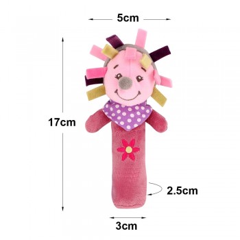 Bearoom Baby Rattle Mobiles Cute Baby Toys Cartoon Animal Hand Bell Rattle Soft Toddler Oyuncak Plush Bebe Toys 0-12 Months