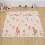 180cm*200cm Infant Baby Foldable Play Double-sided Mat Thickened Home Baby Room Splicing Child Climbing Mat