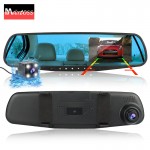 dvr dash camera dash cam car dvr mirror dual lens rear view camera rearview dashcam auto recorder video full hd front and rear
