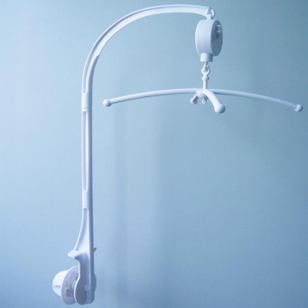 Baby toys White Rattles Bracket Set Baby Crib Mobile Bed Bell Toy Holder Arm Bracket Wind-up Music Box drop shipping