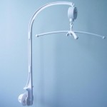 Baby toys White Rattles Bracket Set Baby Crib Mobile Bed Bell Toy Holder Arm Bracket Wind-up Music Box drop shipping