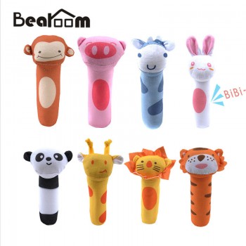 Bearoom Baby Rattles Cute Stroller Toy Musical Mobile Baby Toys Hand Bell Rabbit Music Doll Bed Bell For Infant Stroller