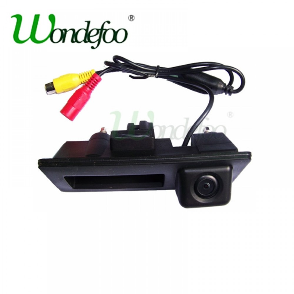 Wondefoo For VW Passat Tiguan Golf Jetta Touareg Audi Trunk handle car parking camera REAR VIEW BACK UP reverse camera HD