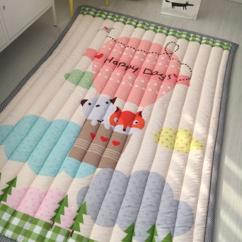Infant Shining 140X195CM Baby Play Mats 2.5CM Thickening Cartoon Blanket Children Game Carpet Machine Washable Rugs