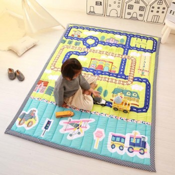 Infant Shining 140X195CM Baby Play Mats 2.5CM Thickening Cartoon Blanket Children Game Carpet Machine Washable Rugs