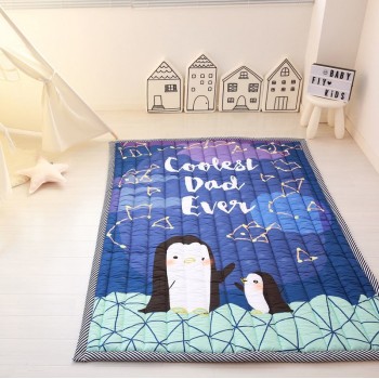 Infant Shining 140X195CM Baby Play Mats 2.5CM Thickening Cartoon Blanket Children Game Carpet Machine Washable Rugs